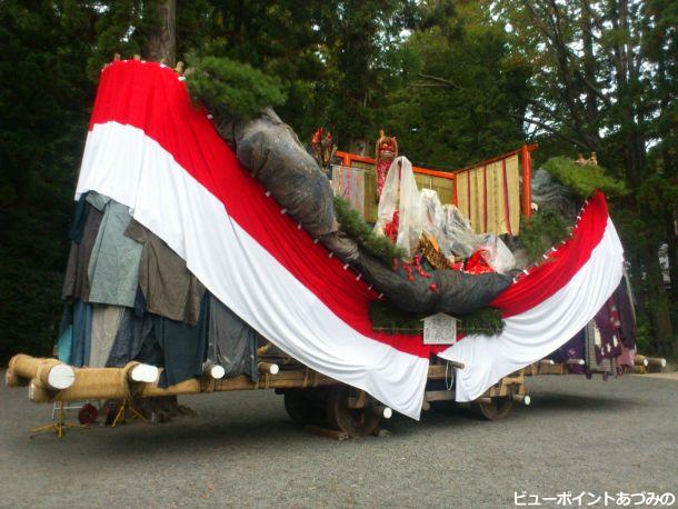 穂高神社の御船