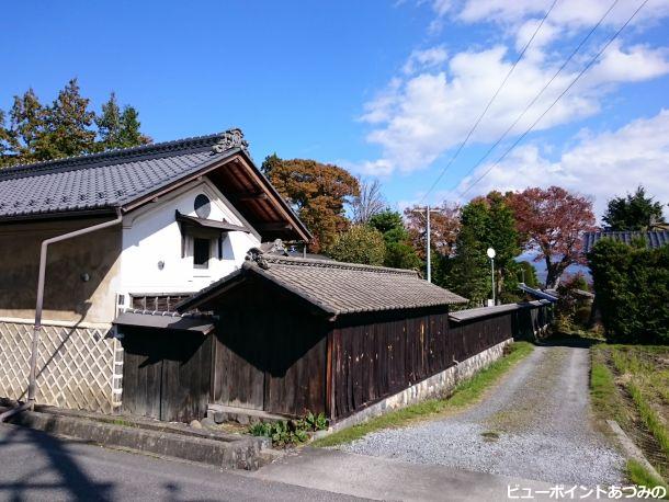 屋敷林の小路