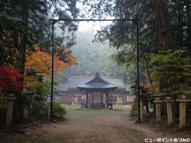 朝霧の住吉神社