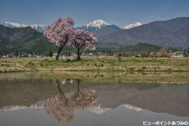 常念道祖神水鏡