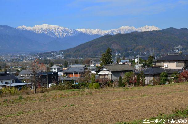 冠雪の後立山連峰