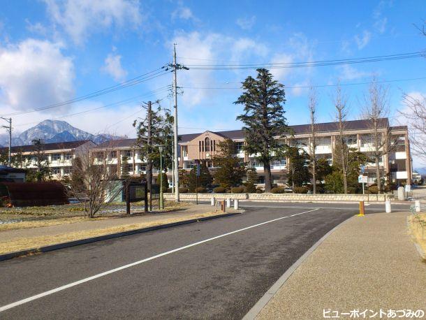 穂高東中と有明山