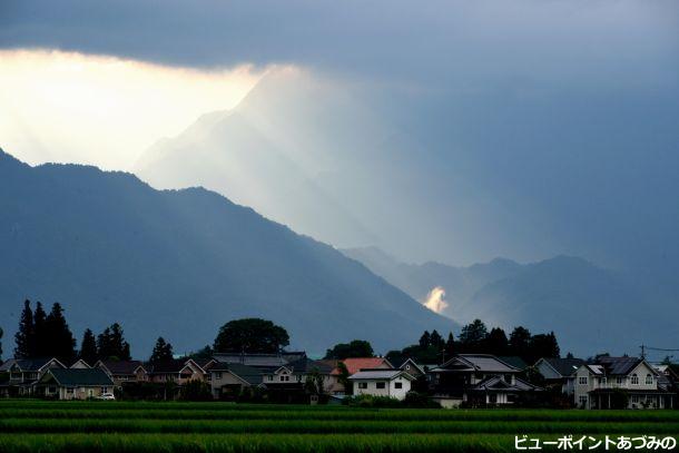 夕立の後に