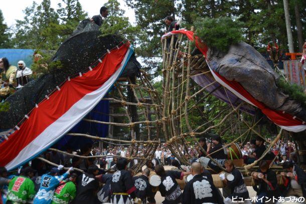 穂高神社の御船祭り