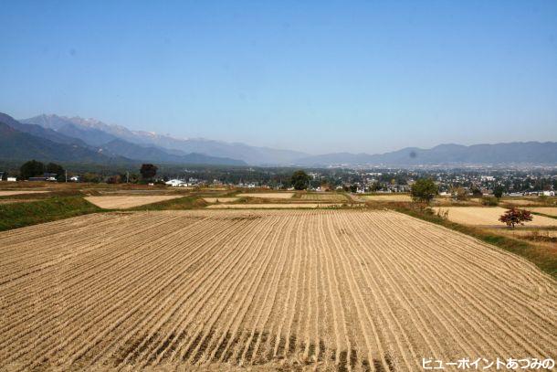 秋深まる安曇野