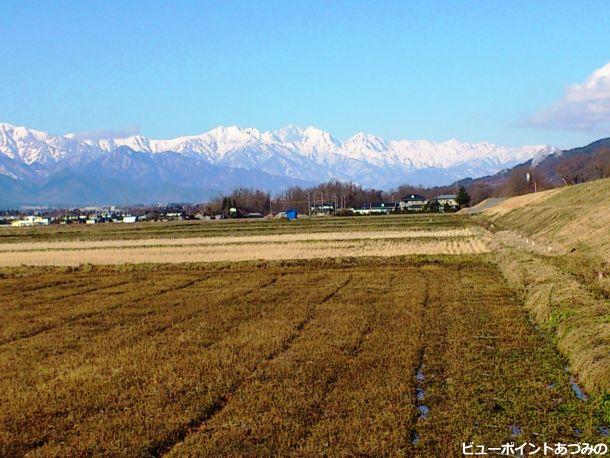 初冬の北アルプス