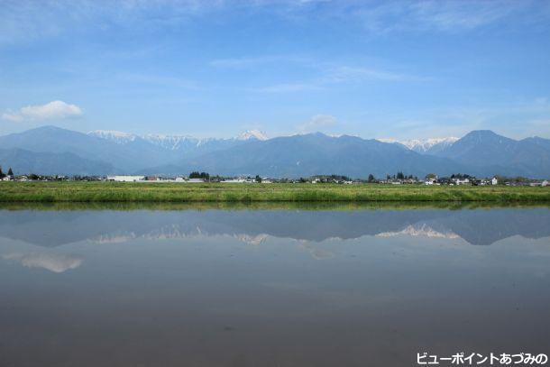 安曇野5月の絶景