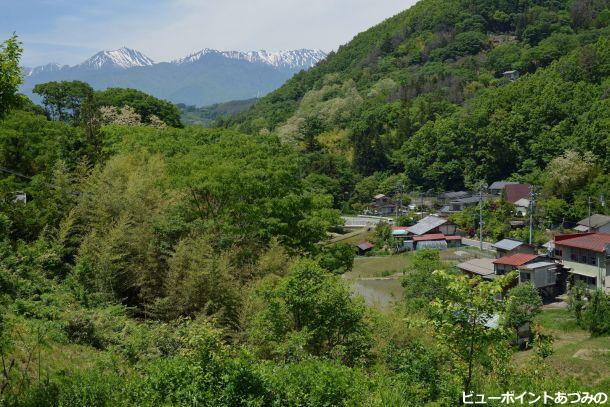 潮沢からの常念岳