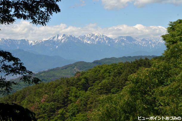 後立山連峰を望む