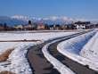 雪の後立山連峰