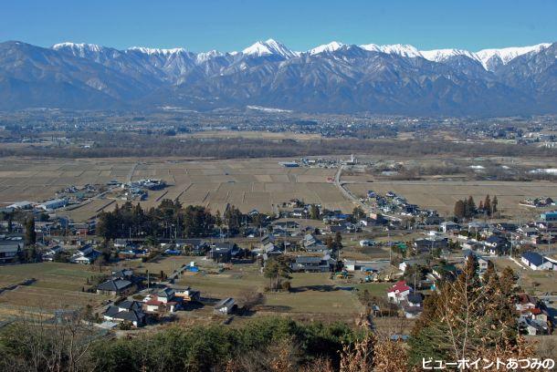 安曇野冬景色