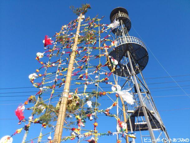 豊科新田の御柱