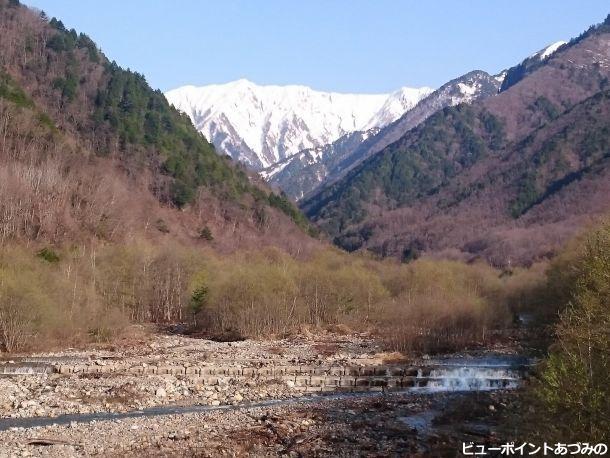 籠川と岩小屋沢岳