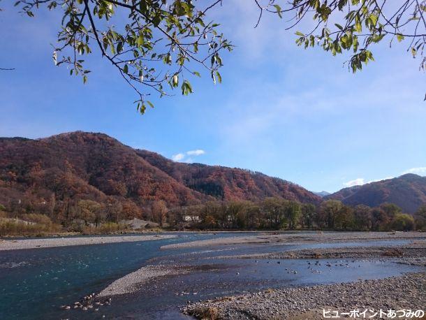 晩秋の犀川