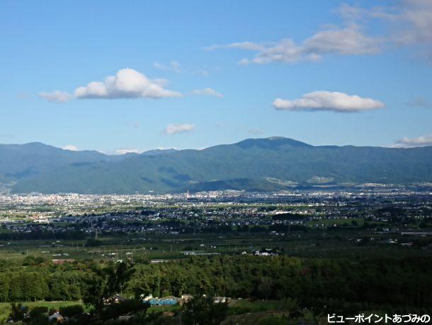 松本平と鉢伏山