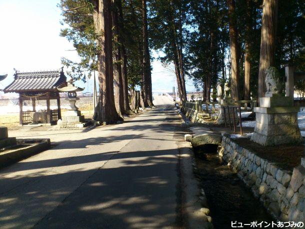 穂高柏原の日吉神社