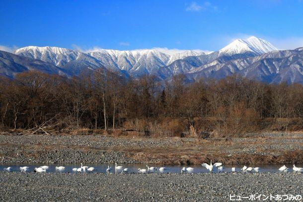 常念岳とお別れ間近