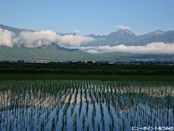 龍雲と常念岳