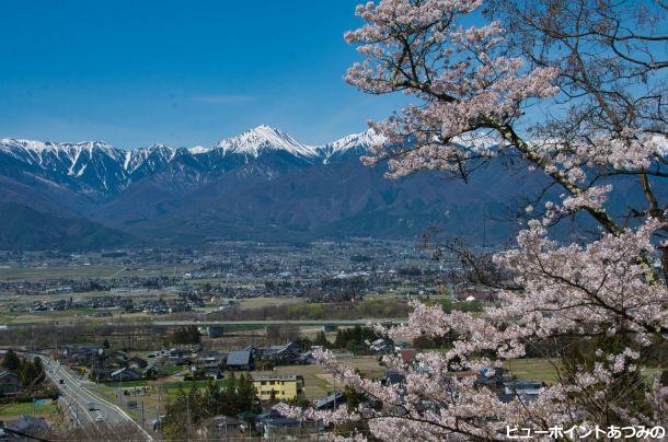 光城山から