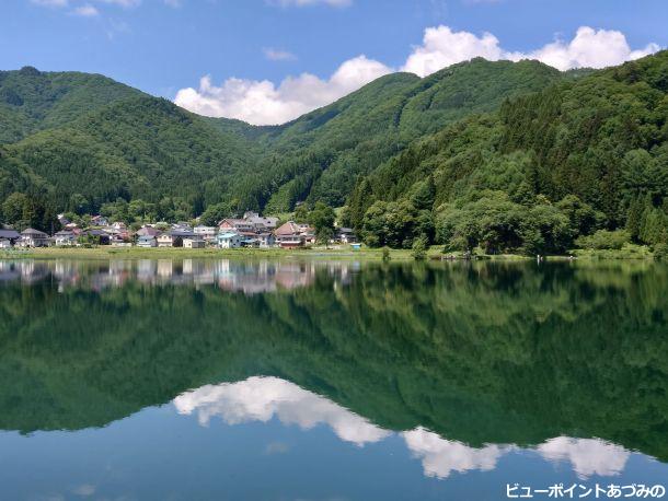 水鏡の中綱湖