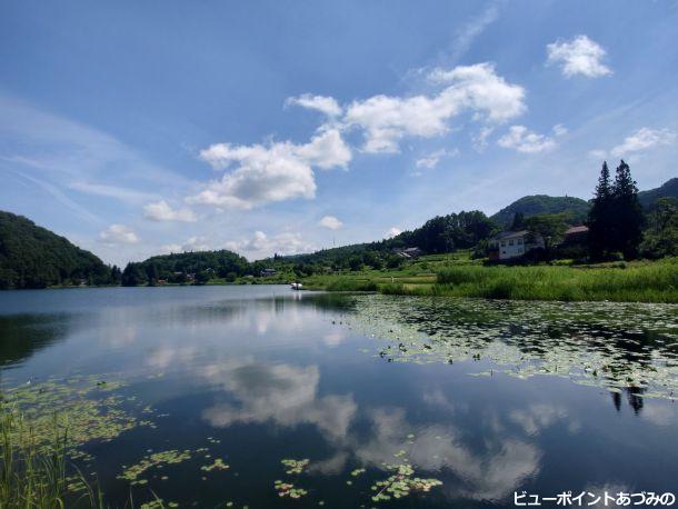 水鏡の中綱湖