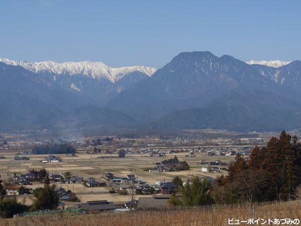 信濃富士と大天井岳