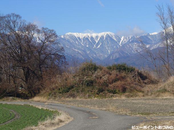 わさび山と蝶ヶ岳