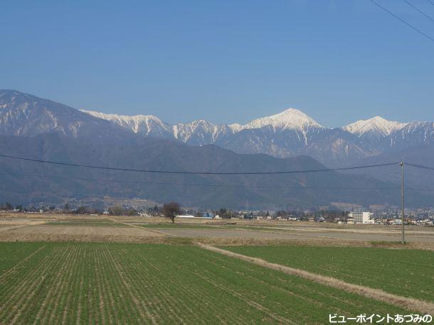 大糸線の車窓から