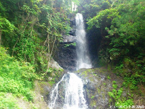 深緑の黒沢の滝