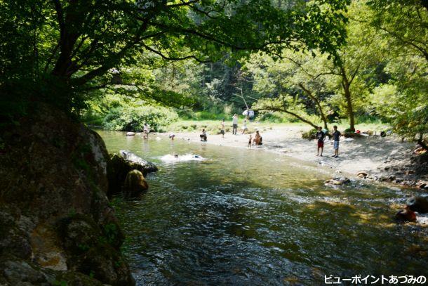 川遊び(烏川渓谷）