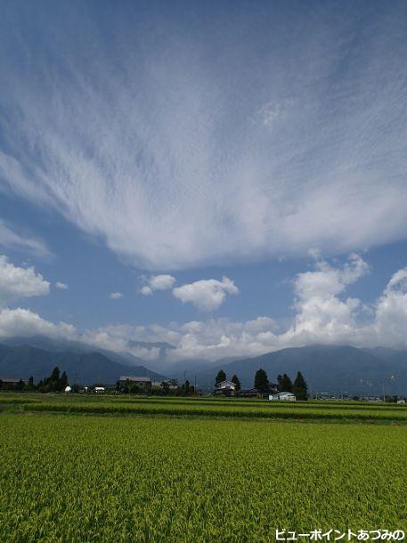 安曇野の農村風景