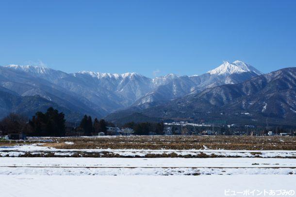 常念岳の凜々しさ