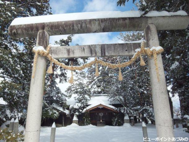 冬の神社