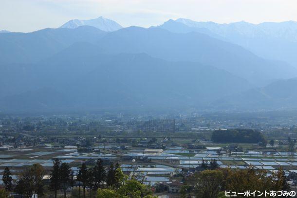 安曇野の田園風景