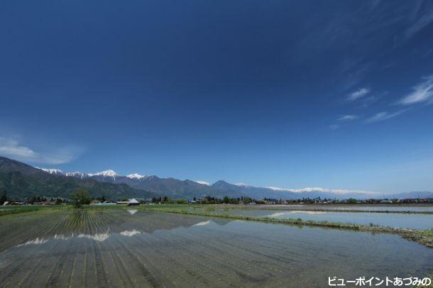 雄大な水鏡